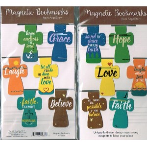 Magnetic Bookmarks Set Of 6 Crosses
